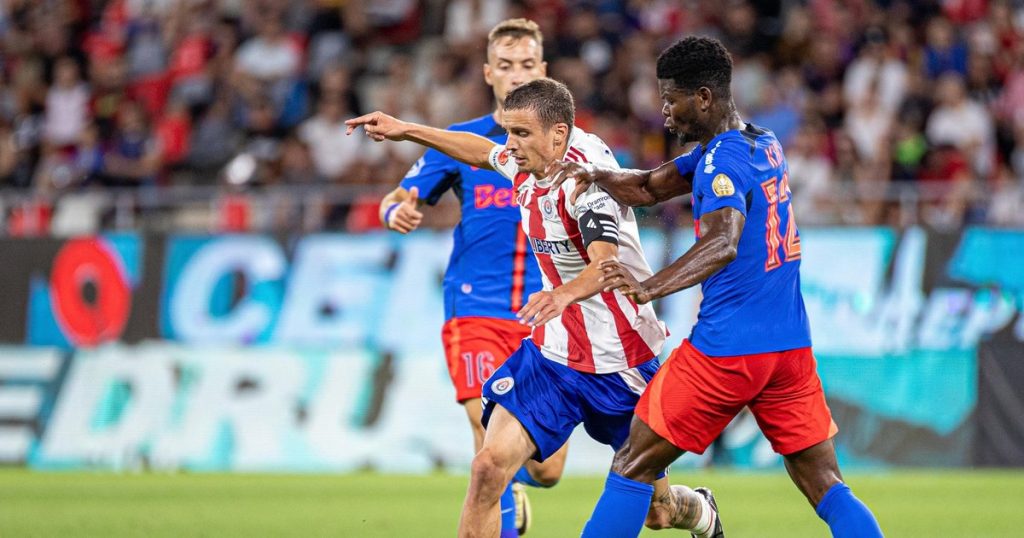 FCSB, beaten apple in Ghencea.  Distraught, Gigi Becali made all the changes after an hour of play