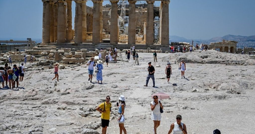 Greece, on the brink of a major crisis.  Drought threatens tourism and islands run out of water