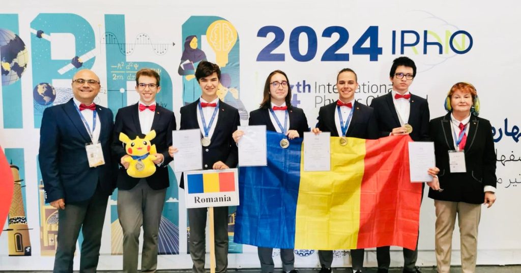 Romanian students shone at the International Physics Olympiad in Iran.  Romania won three gold and two silver medals