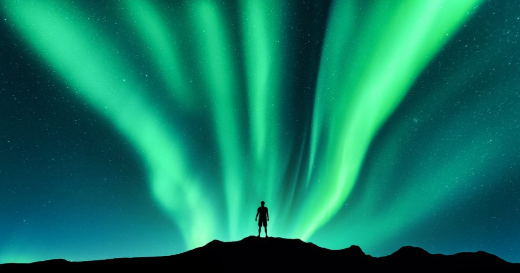 The truth has come to light about the green aurora, seen for the first time on Earth.  What is the explanation of the researchers