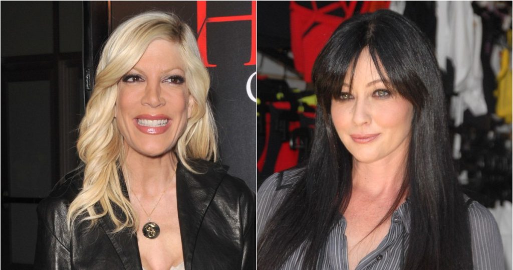 Tori Spelling says she's "super grateful" for her "last conversation" with Shannen Doherty