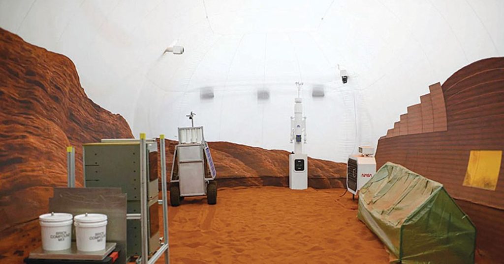 Volunteers who took part in the project on life on Mars have completed their mission.  They spent over a year in a 3D bunker