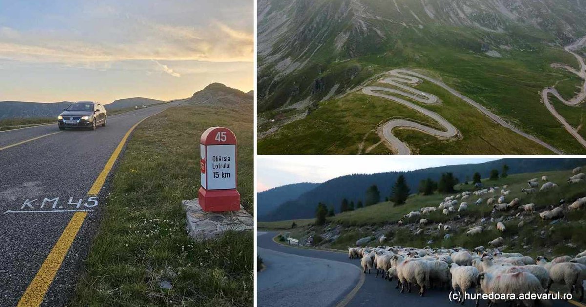 What do tourists find on the Transalpina, the King's Road.  Idyllic places seen from the road unique VIDEO