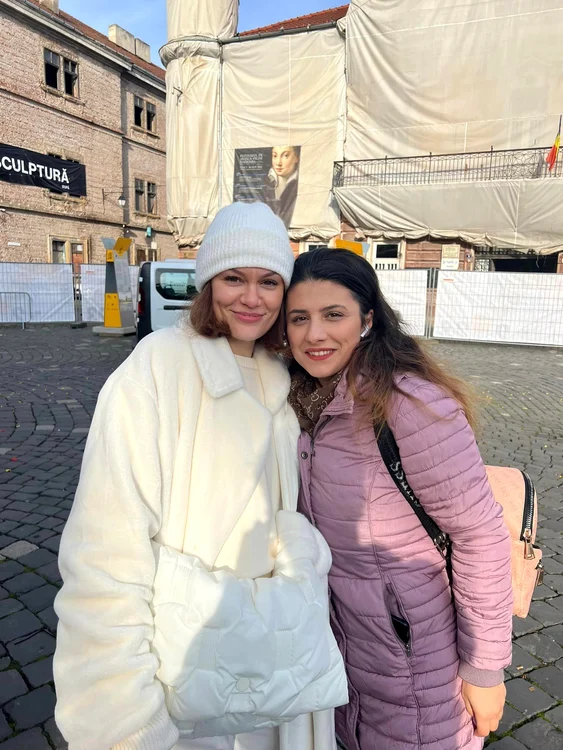 Jessie J and Lavinia Chițu after a concert PHOTO personal archive