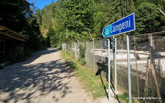The Iancului road, difficult to reach from the edge of the village of Bulzestii de Sus. Photo: Daniel Guță. TRUTH