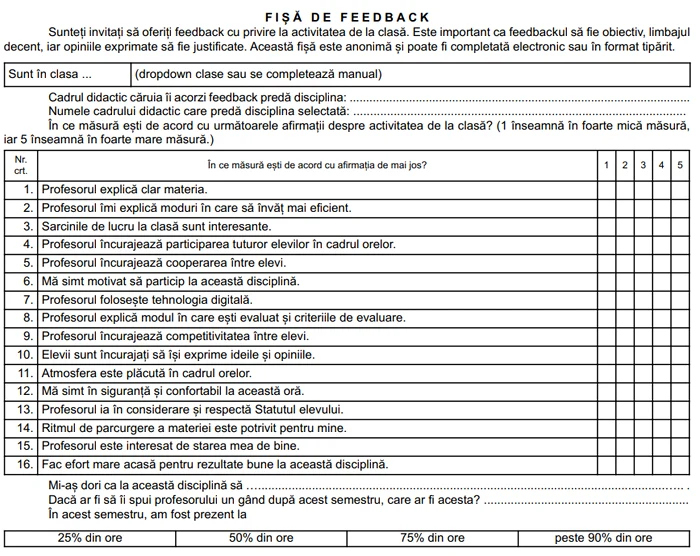 feedback sheet png