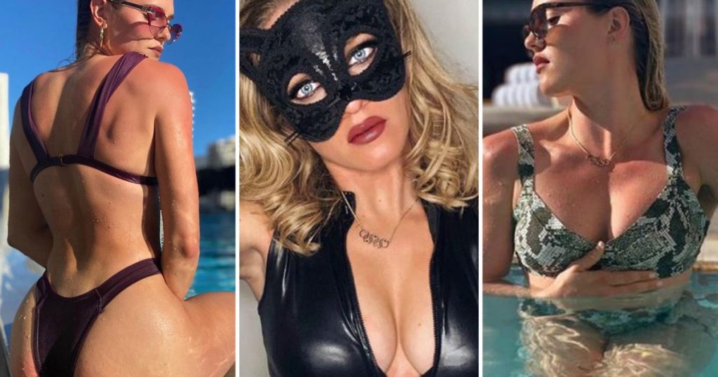 Alysha Newman, star athlete on Onlyfans, Olympic medalist.  How he celebrated the victory