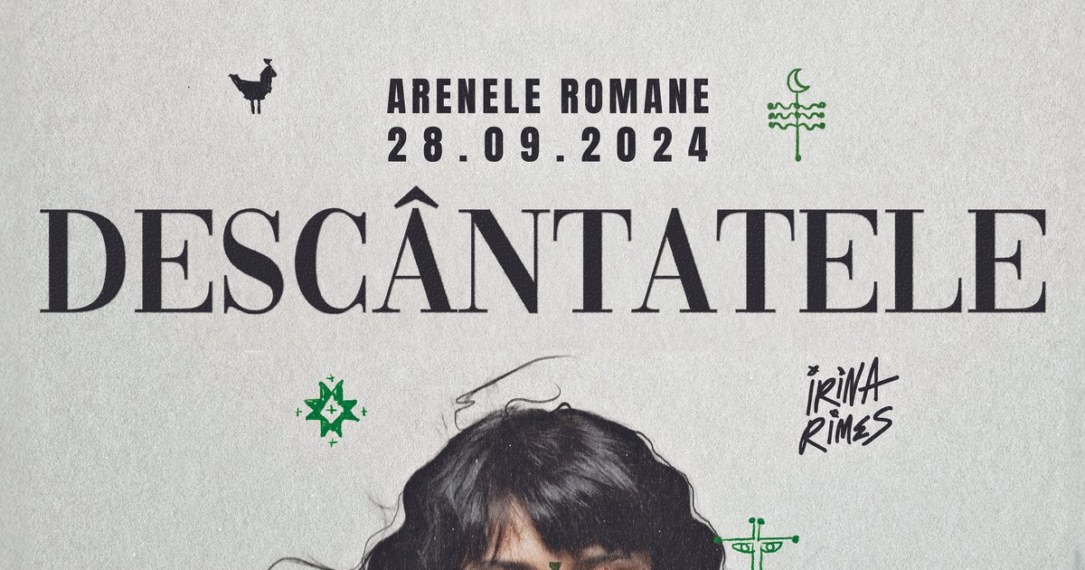 Ancient myths and stories, brought to the stage by Irina Rimes in a new live concept, "Descântatele", at the Roman Arenas