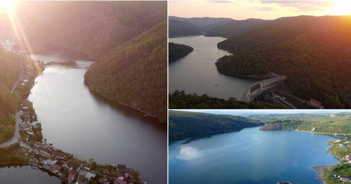 Lake Cinciș, the "coastline from the mountain" completely transformed in 60 years. What was chosen for the villa built for Ceaușescu VIDEO