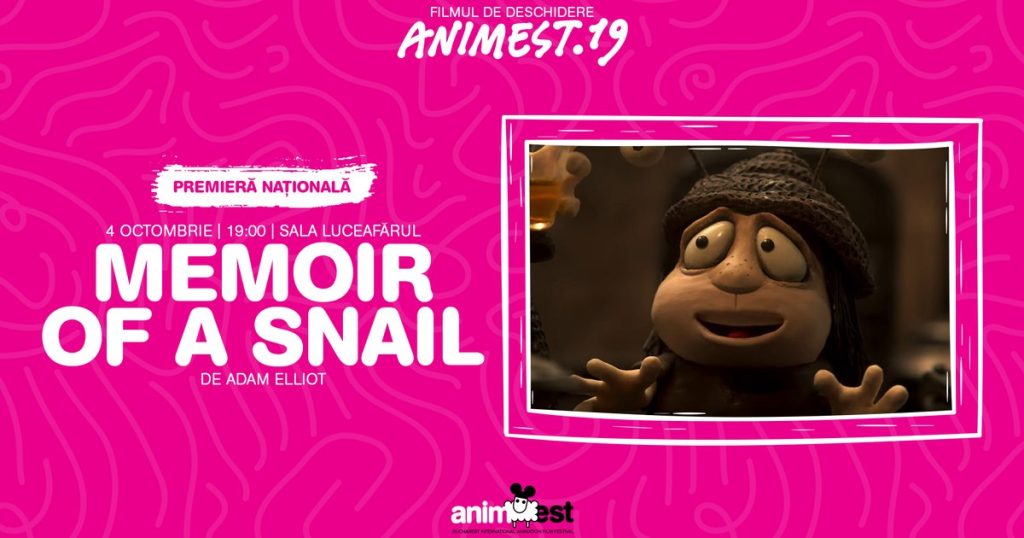 "Memoir of a Snail", the latest film by Oscar-winning director Adam Elliot, opens Animest.19