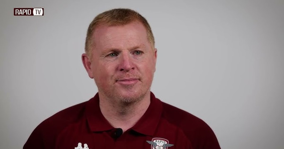 Neil Lennon, televised breakdown: 'Resign from Rapid?' His angry response VIDEO