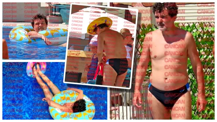 Nicușor Dan, incendiary images at the swimming pool PHOTO: cancan