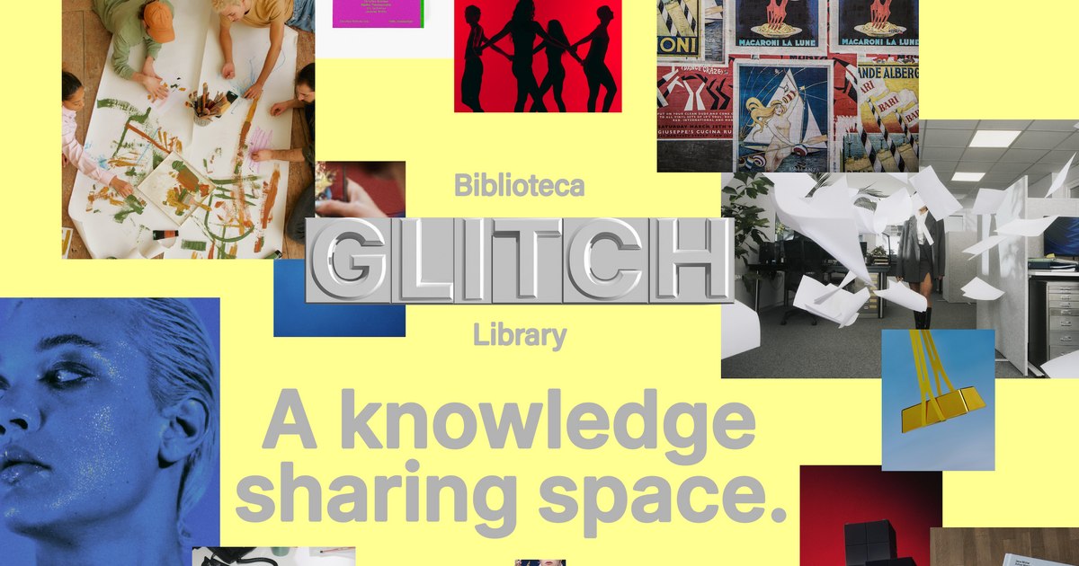 The Glitch Library: space for the exchange of ideas between art and design