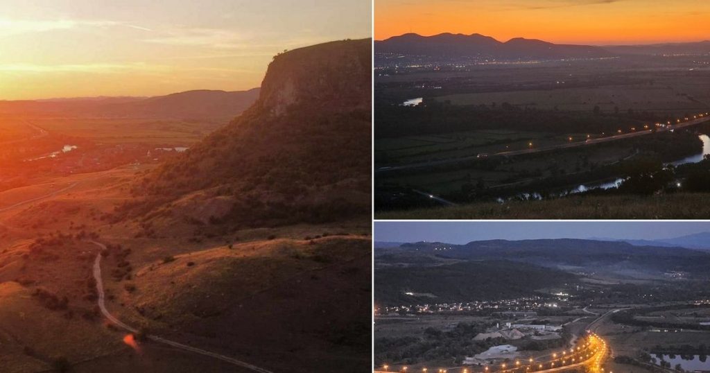 The secrets of the volcanic hill with a strange shape, located on the shore of Mureș.  The impressive panorama from "Cusma lui Decebal" VIDEO