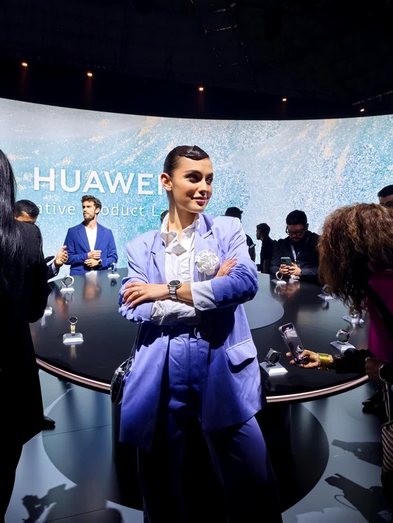 Alexia Eram, at the launch of the WATCH GT 5 series in Barcelona. Huawei PHOTO 