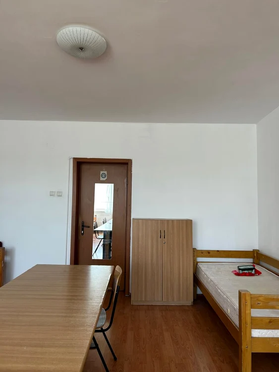 student dormitory room