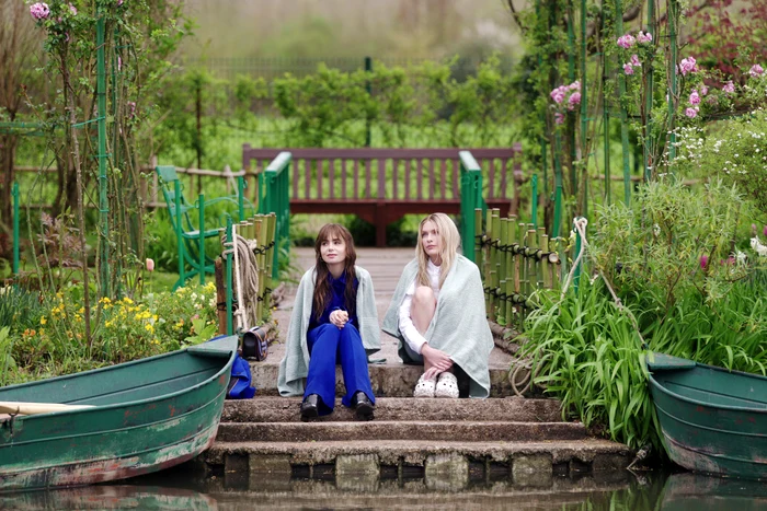 Season 4 scene shot at Monet's memorial house. PHOTO: Netflix