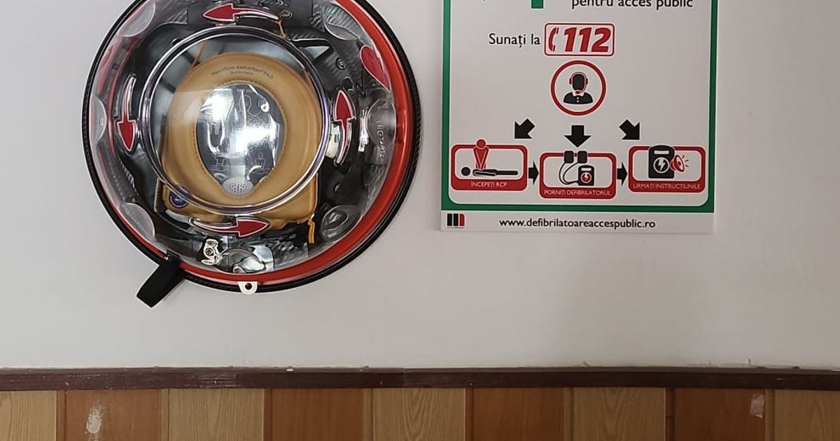 Cardiac defibrillators in the hallways of schools in Slatina. Director: "I hope we never use them"