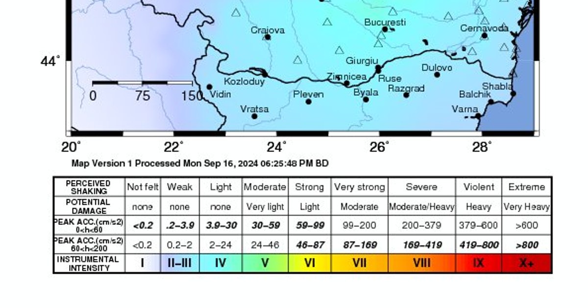 Earthquake in Romania. INFP director: "A bigger one had to come in the Vrancea area. The last one was in 2018". There is no reason to panic, experts say