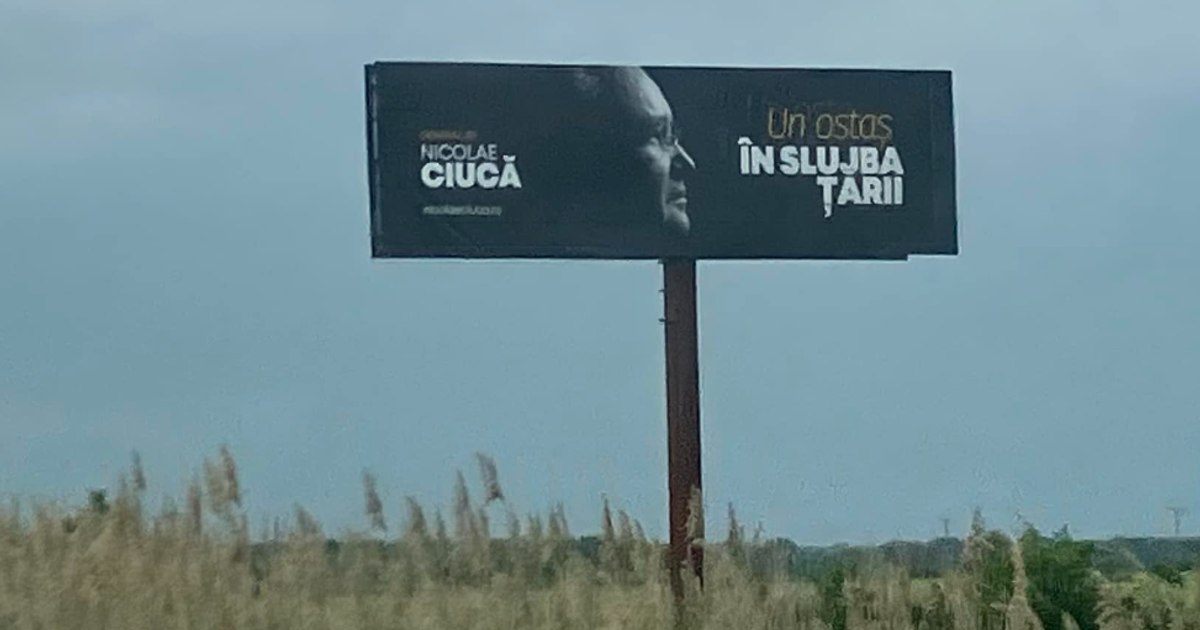 The PNL billboards with the "soldier" Ciucă were taken down in several counties. What will the liberals put in their place
