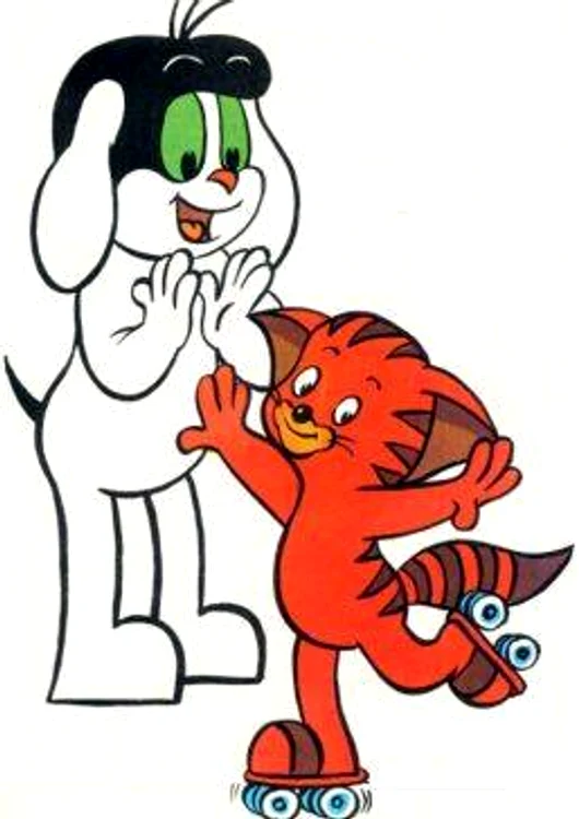 Miaunel and Bălănel, among the stars of Animafilm