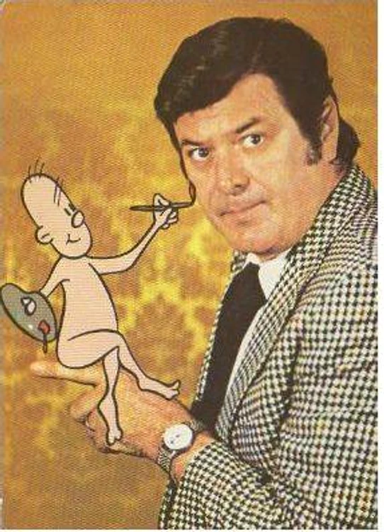 The little man and his creator, Ioan Popescu Gopo