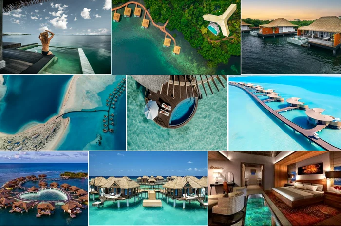 Pretenders from around the world to the Throne of the Maldives Collage 