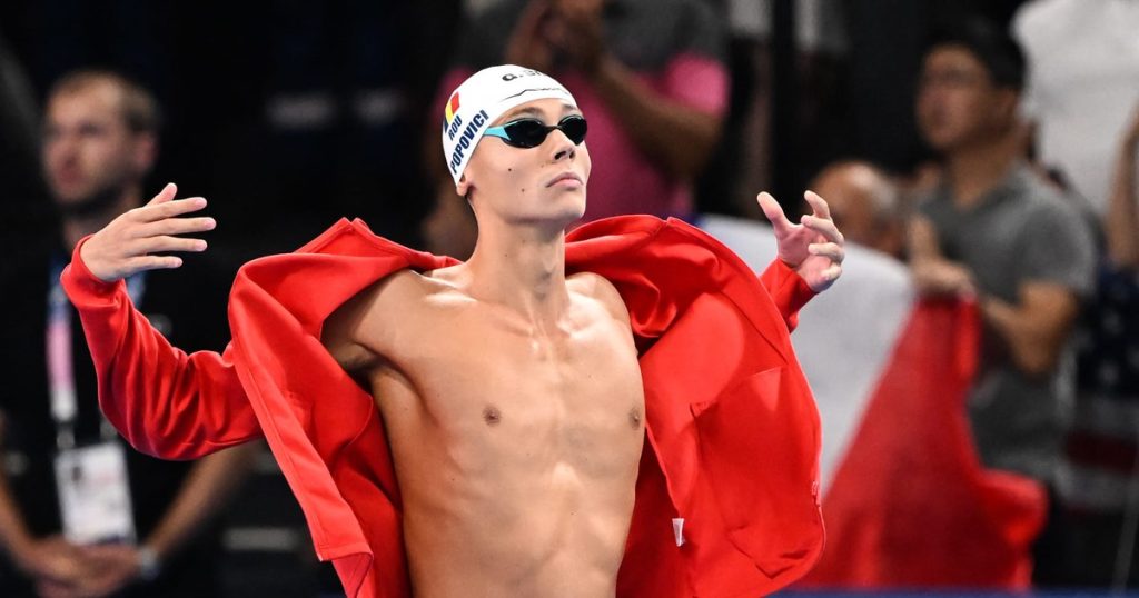 David Popovici dropped out of the Faculty of Psychology. What field did the Olympic champion choose to study