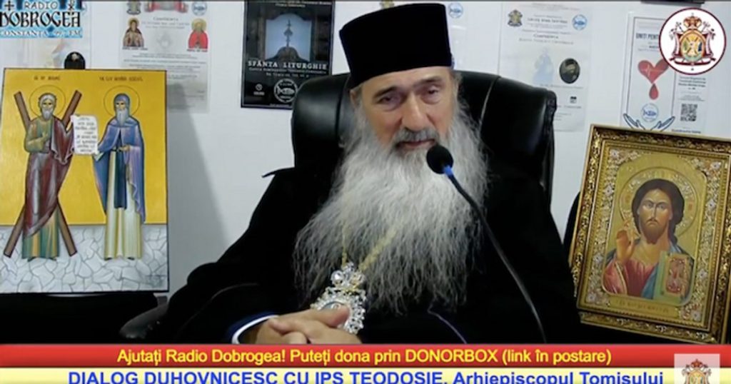 ÎPS Teodosie believes that church ordinances have priority over the doctor's advice. "It's not sweet food that makes you healthy"