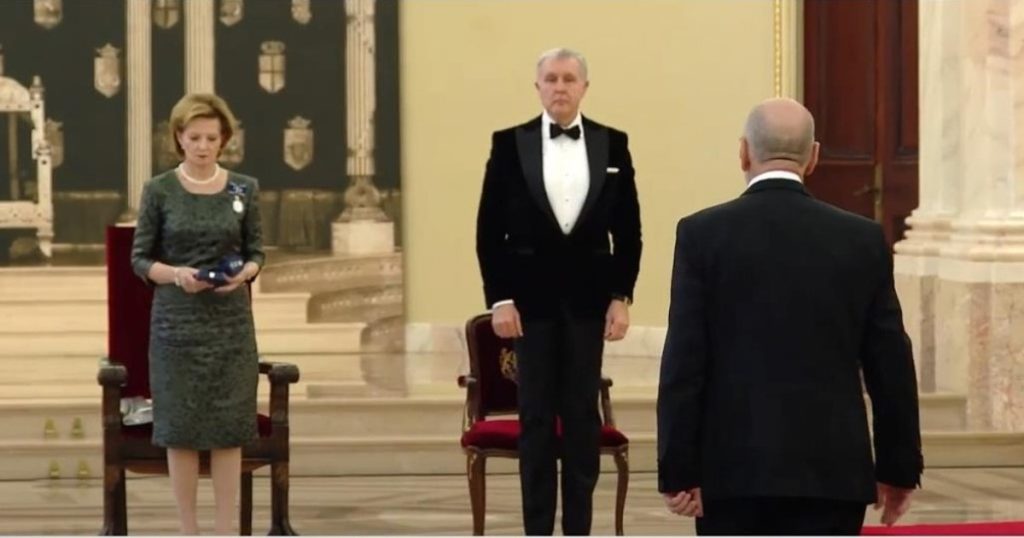 Nicu Alifantis, awarded by the Royal House. What a distinction Princess Margareta gave him