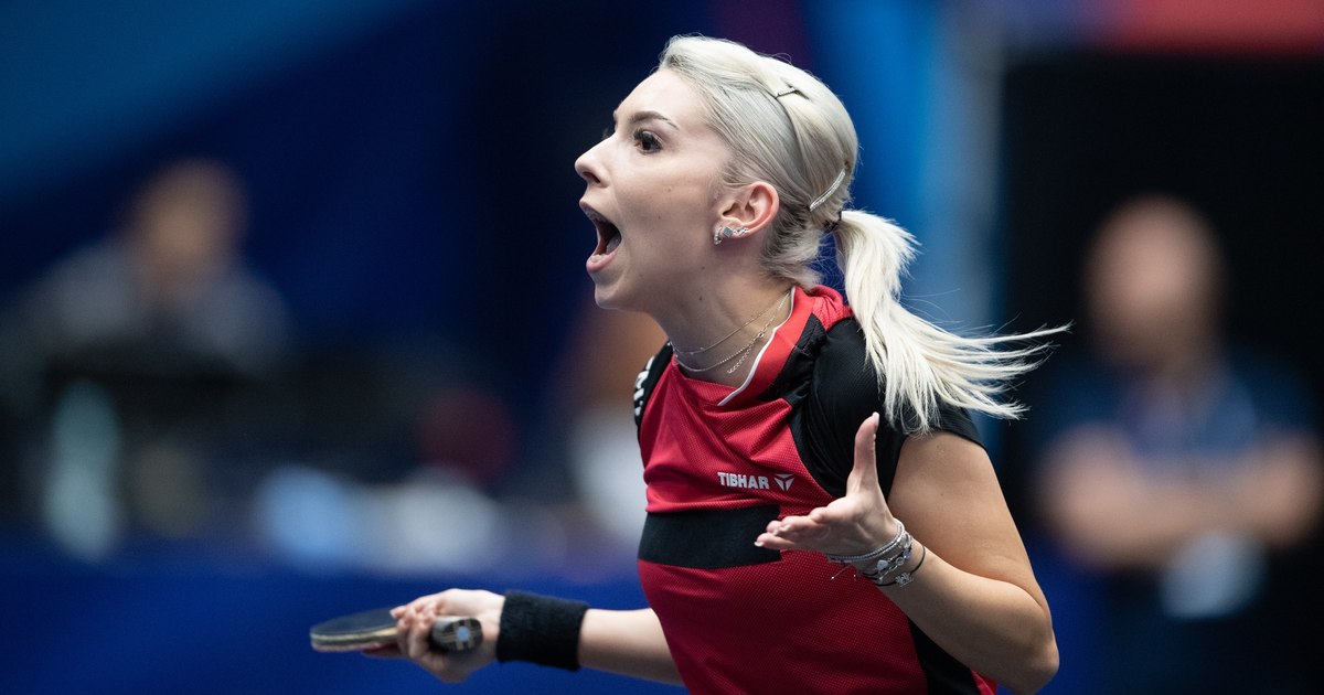 The first medal for Romania at the European Table Tennis Championships. Bernadette Szocs secured her bronze