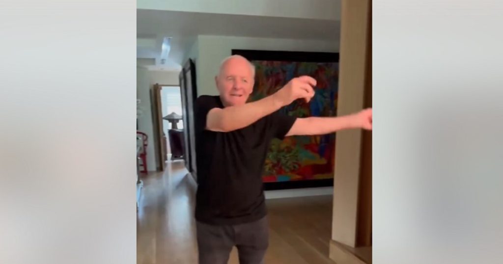 Viral images of Anthony Hopkins bursting with energy at nearly 87: 'Dance like nobody's watching!'