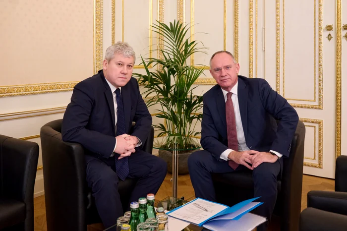 Cătălin Predoiu and Gerhard Karner PHOTO: MAY