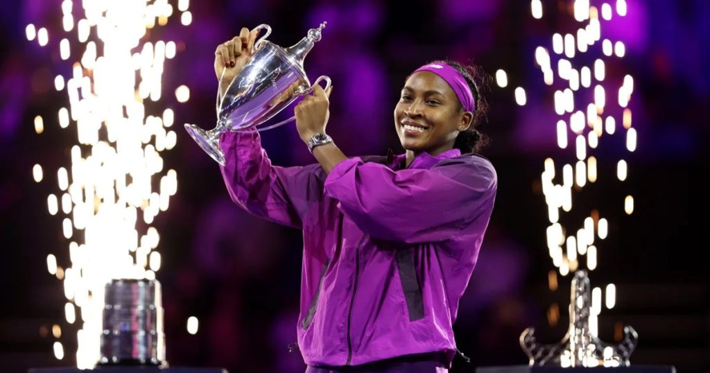 At the age of 20, Coco Gauff takes the biggest award in WTA history, after winning the Tournament of Champions