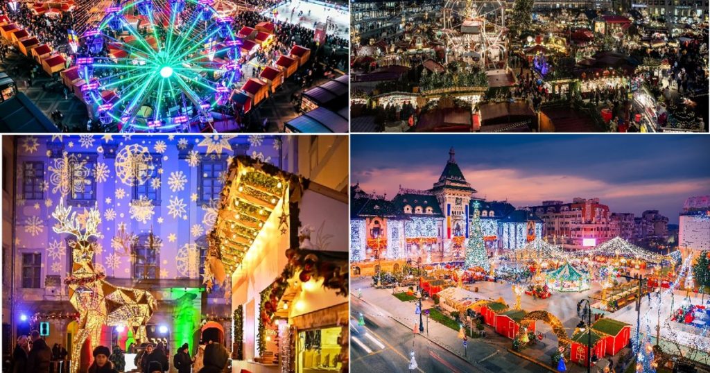 Christmas duel in Romania: Sibiu vs Craiova. Rivalry of the brightest holiday fairs