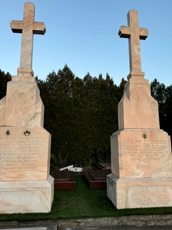 The huge crosses at the entrance PHOTO The truth