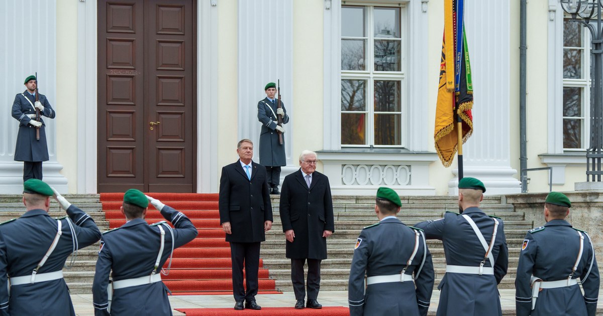 Iohannis, received by the President of Germany. Discussions regarding the development of economic cooperation and bilateral investments