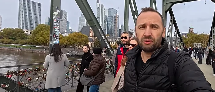 Cosmin Avram explored Frankfurt. PHOTO: Cosmin Avram