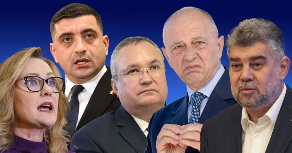 Marcel Ciolacu and George Simion, in the first places in the race for the second presidential round, according to a survey commissioned by USR