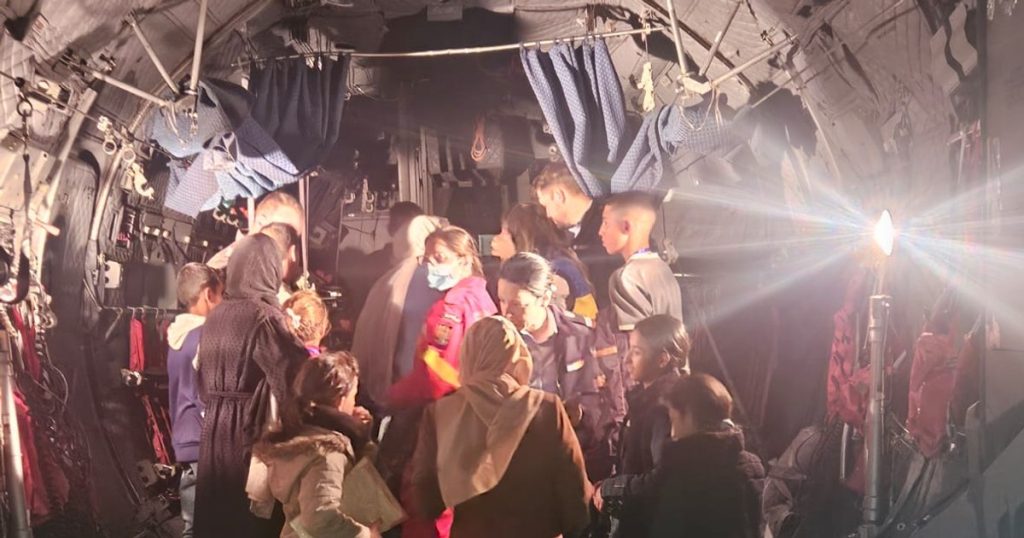 Photo Six Palestinian children from the Gaza Strip, seriously affected medically, brought and treated in Romania