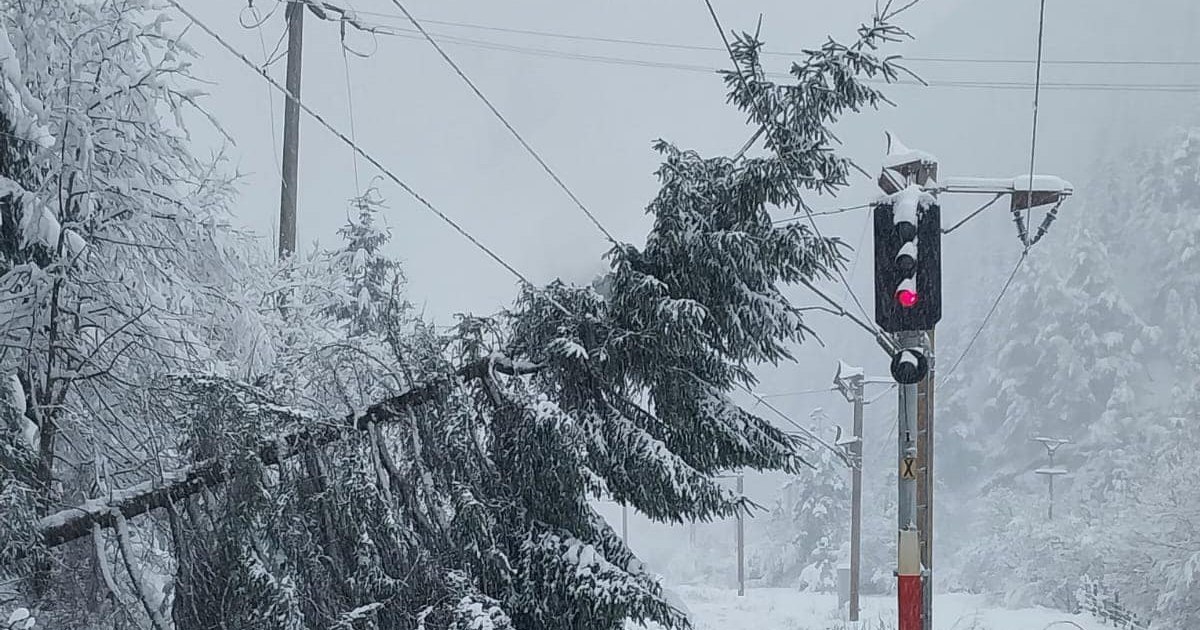 Train traffic affected in several counties due to adverse weather conditions. The announcement made by CFR