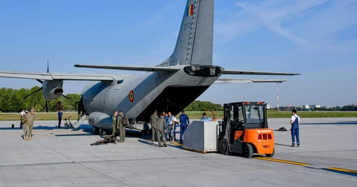 Two aircraft of the Romanian Air Force acted to extinguish the forest fire in Mehedinți county