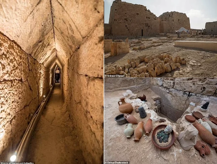 New discoveries from the Temple of Taposiris Magna in Egypt Xinhua Collage Shutterstock