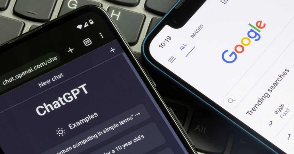 ChatGPT becomes direct competition for Google. The application can be used as a free search engine
