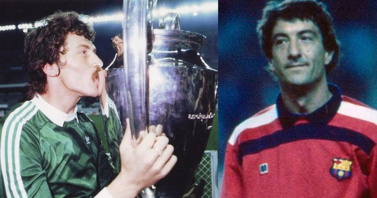 Strange coincidence. And Barcelona's goalkeeper in the Champions Cup final with Steaua has died