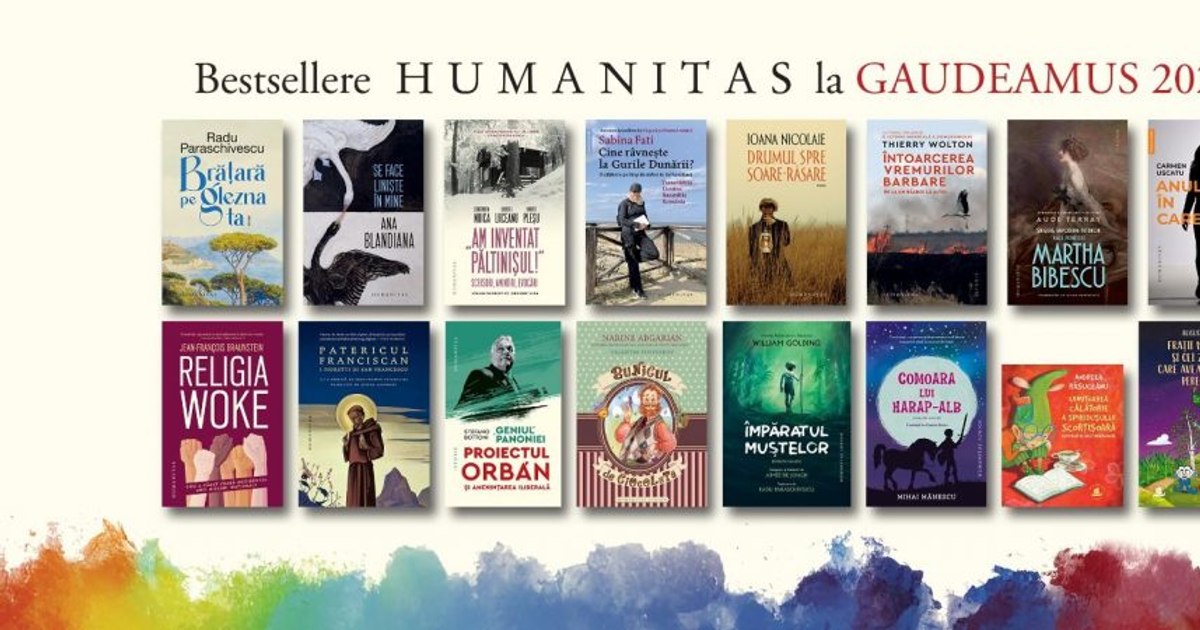 The best-selling books at the Gaudeamus Book Fair. Humanitas publishing house received the grand prize