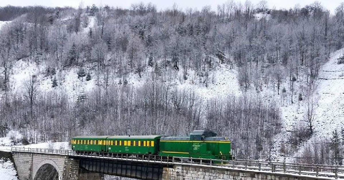 The superb route of the most spectacular mountain railway in Eastern Europe. It is located in Romania
