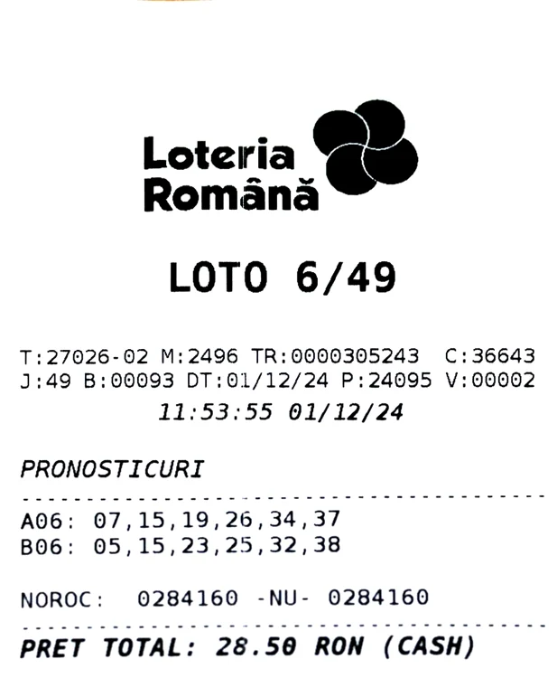 The winning ticket. PHOTO Romanian Lottery