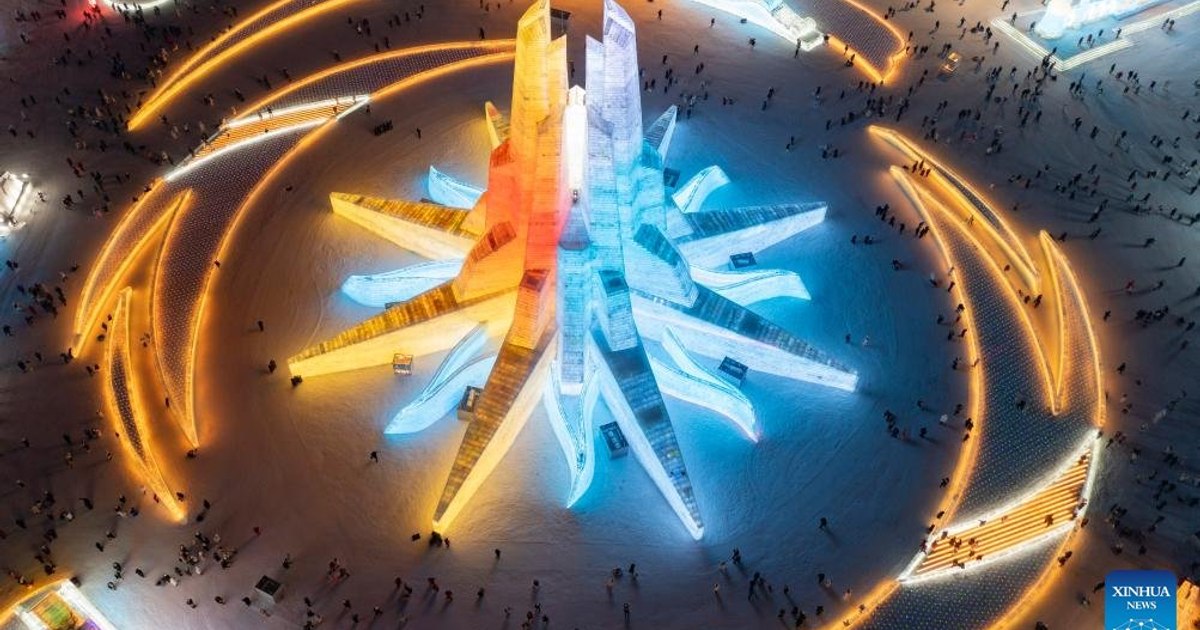 Video Spectacular images from the largest winter theme park in the world. The price of admission will amaze you. Discover the magic of ice