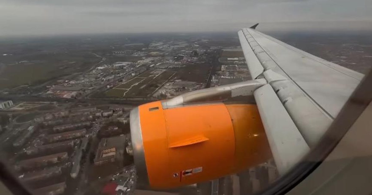 Video The missed landing at Oradea airport, filmed by a passenger